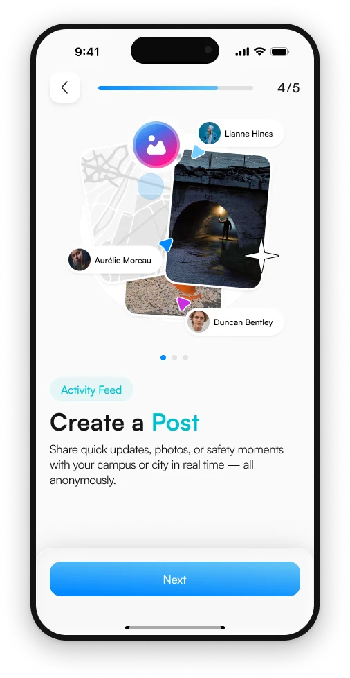Creating a post in 3rd-i with photo, video and location