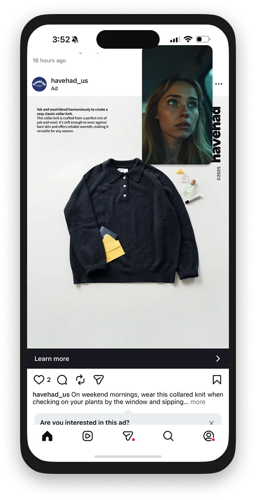 The 3rd-i stream floating in a picture in picture window over another app