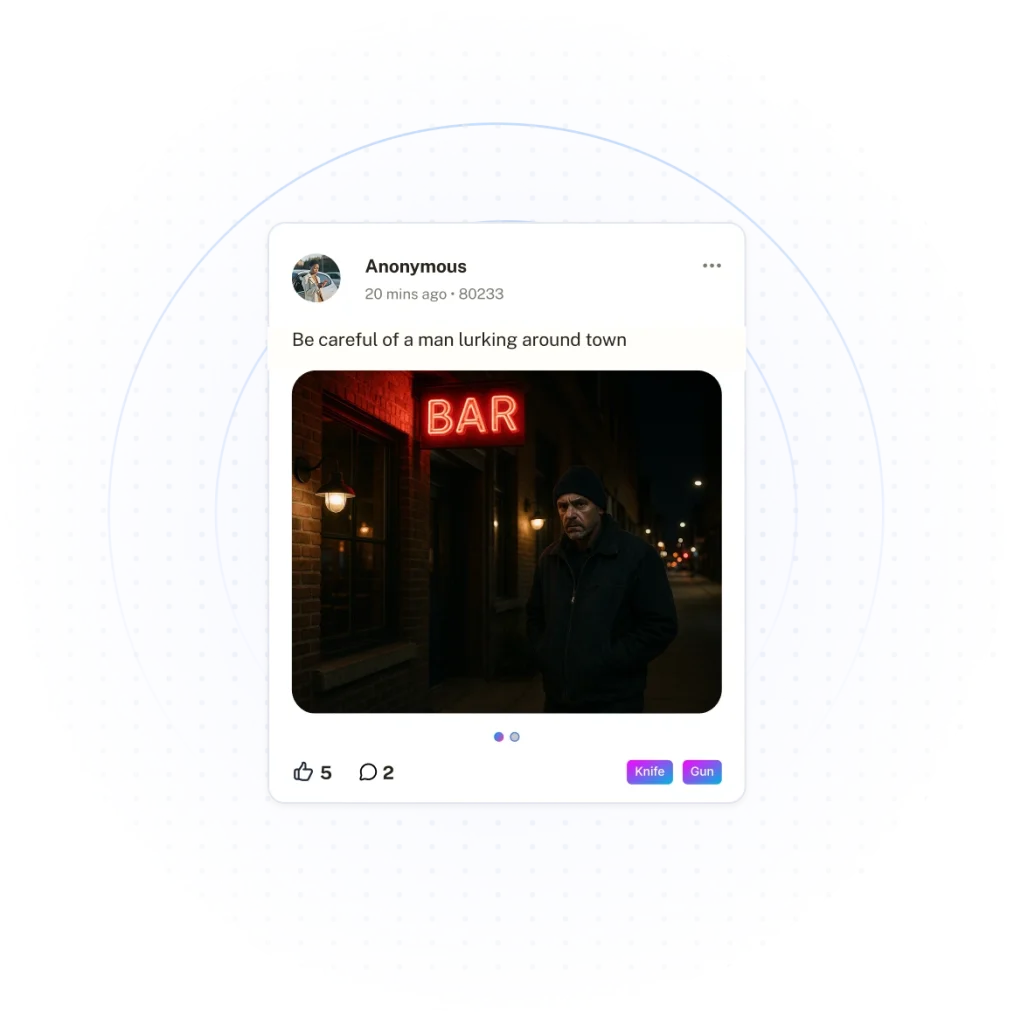 The 3rd-i community safety feed